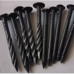 黑色环纹木钉