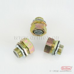 铁镀锌软管直接头金属软管连接器适配穿线软管