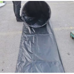 矿用骨架导风筒PVC涂覆布 10m一节向狭窄作业输送空气