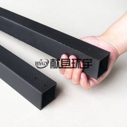 生产平纹斜纹 高强度碳纤维矩形管哑光碳纤维管CNC加工