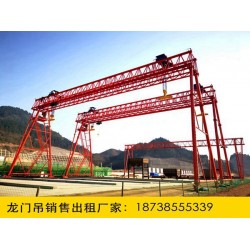 山东威海龙门吊出租公司100吨门式起重机结构设计