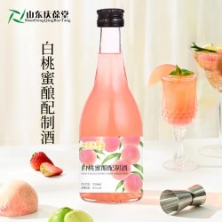 代加工贴牌定制白桃蜜酿配制酒