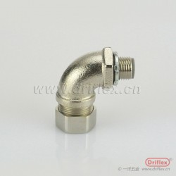 铜镀镍90度弯头直角软管连接器