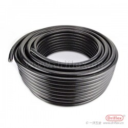 黑色平包塑金属软管加棉线穿线软管内径10到100mm